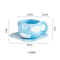 Ceramic Cup and Saucer Set