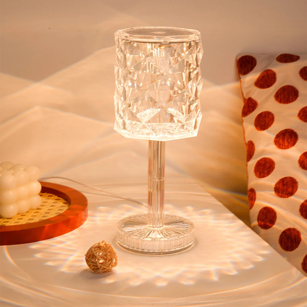 Crystal Diamond Table Lamp