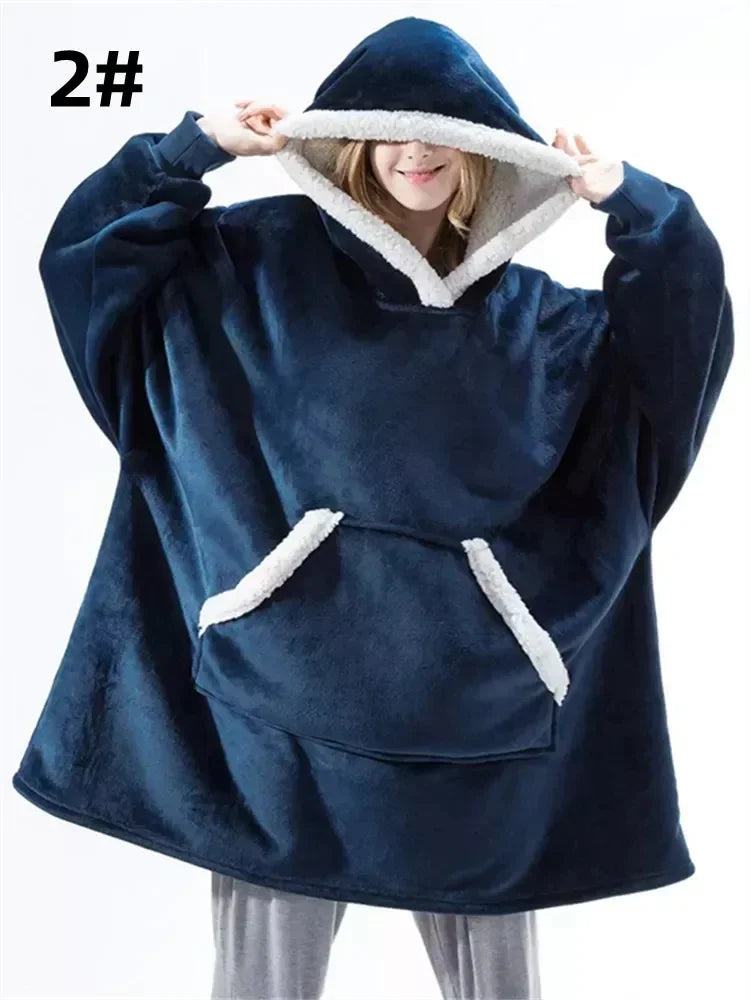 Oversized Wearable Blanket Hoodie