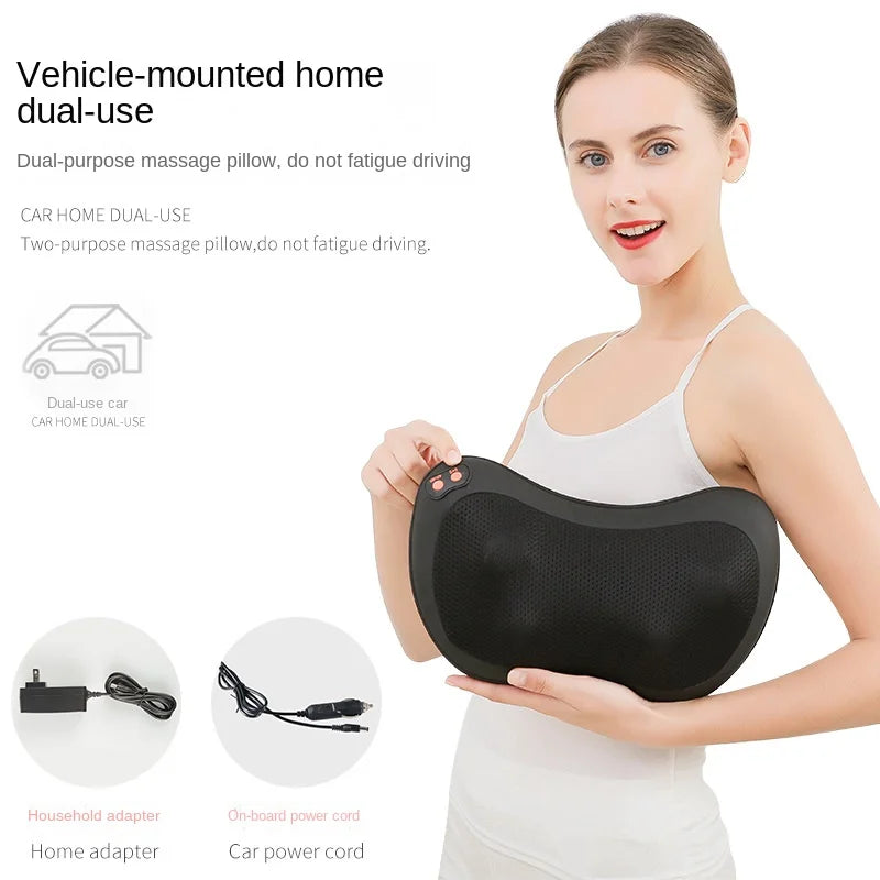 Neck and Back Massage Pillow