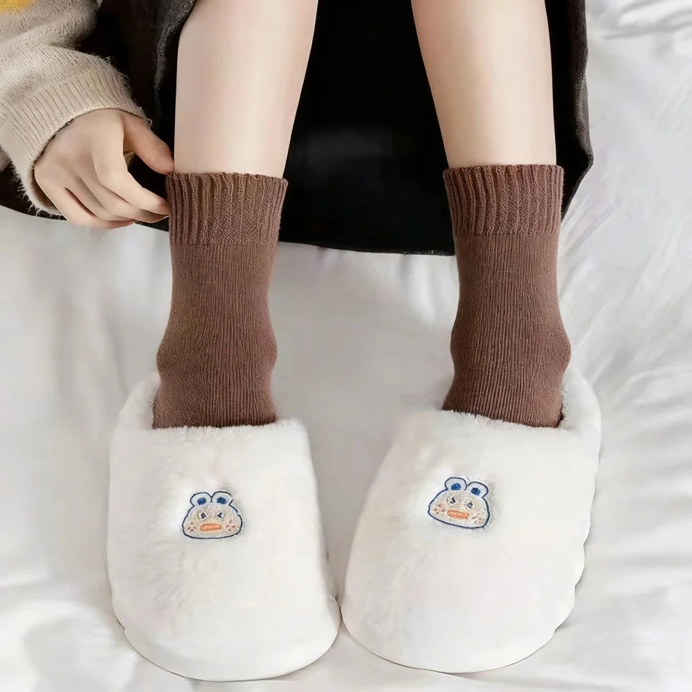Winter Plush Sleeping Socks