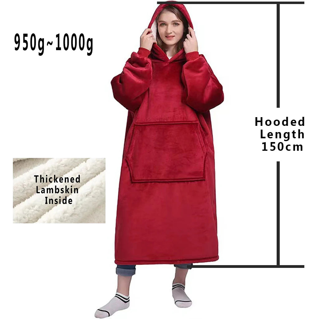 Oversized Wearable Blanket Hoodie