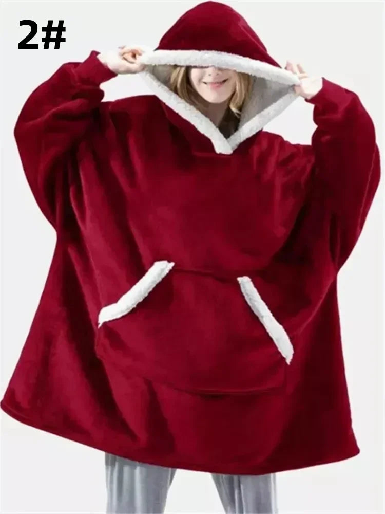 Oversized Wearable Blanket Hoodie