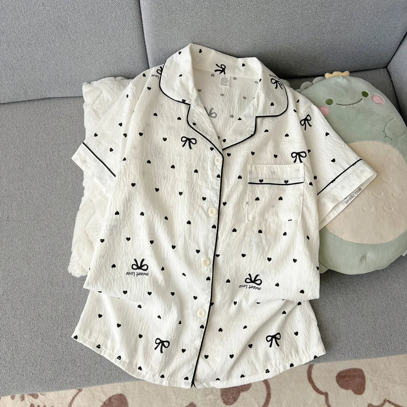 Women's Floral Summer Pajama Set