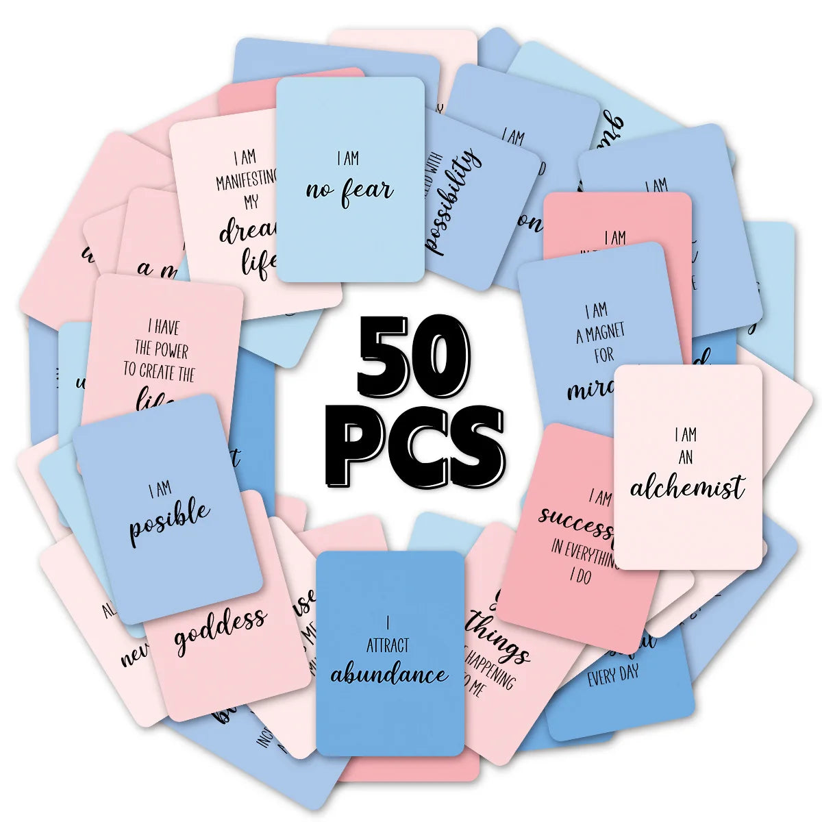 50 Positive Affirmation Cards