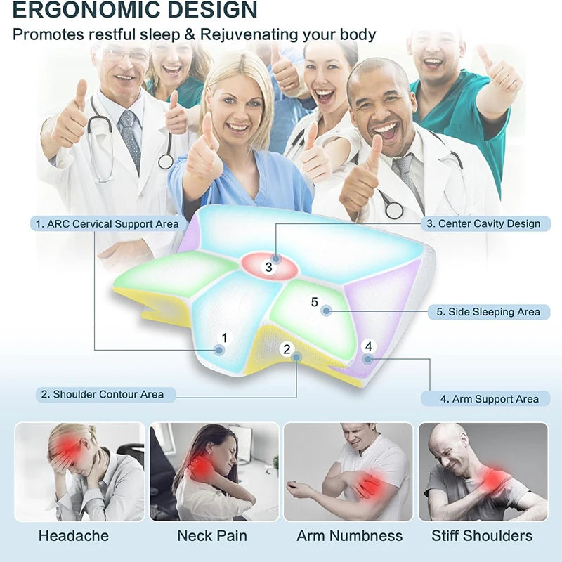 Neck Support Ergonomic Pillow