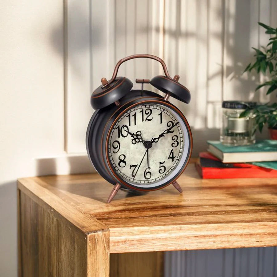 Vintage Metal Alarm Clock